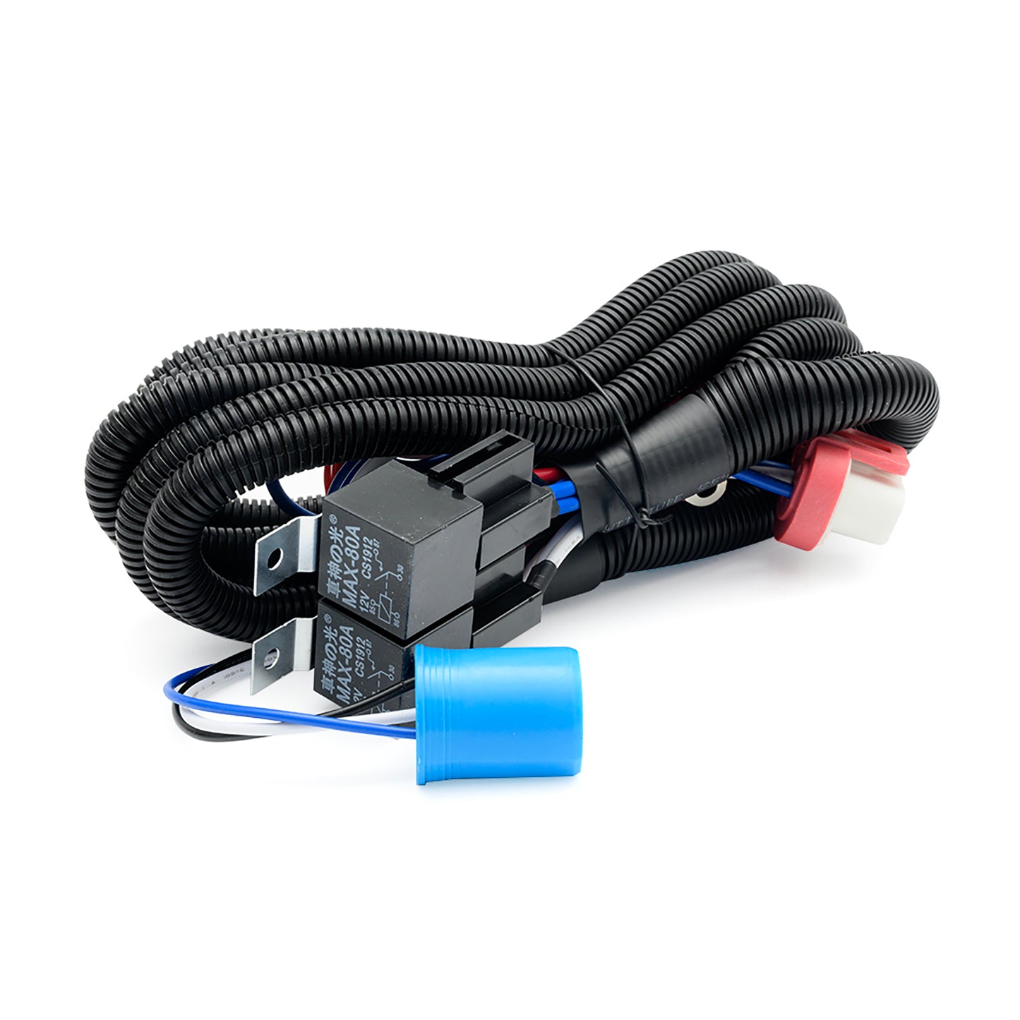 9004 HB1 Headlight Relay Wiring Harness For Toyota Pickup, Ford F-150, etc.