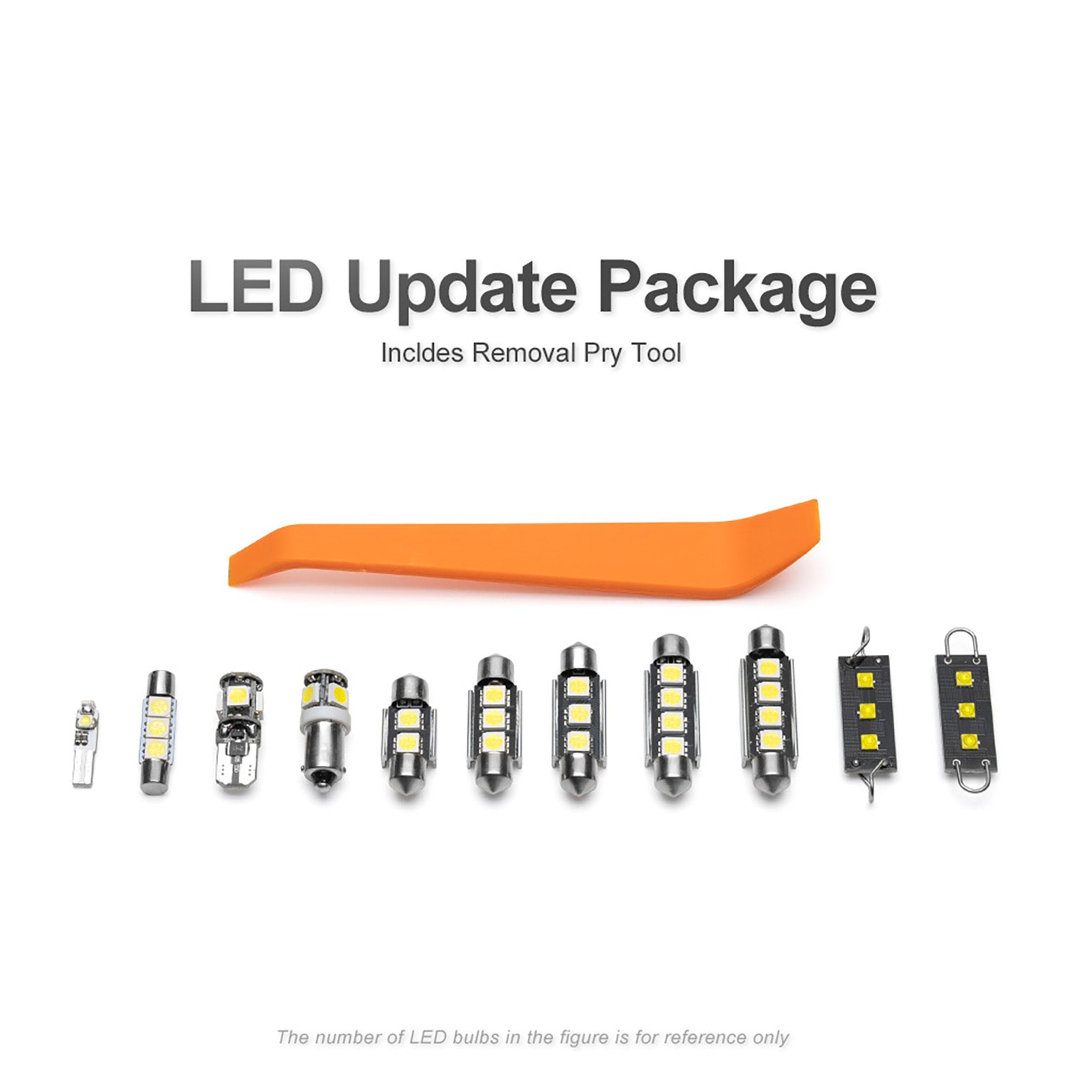 Kit d'éclairage intérieur à LED pour fourgonnette Ford Transit Custom 2012-2023