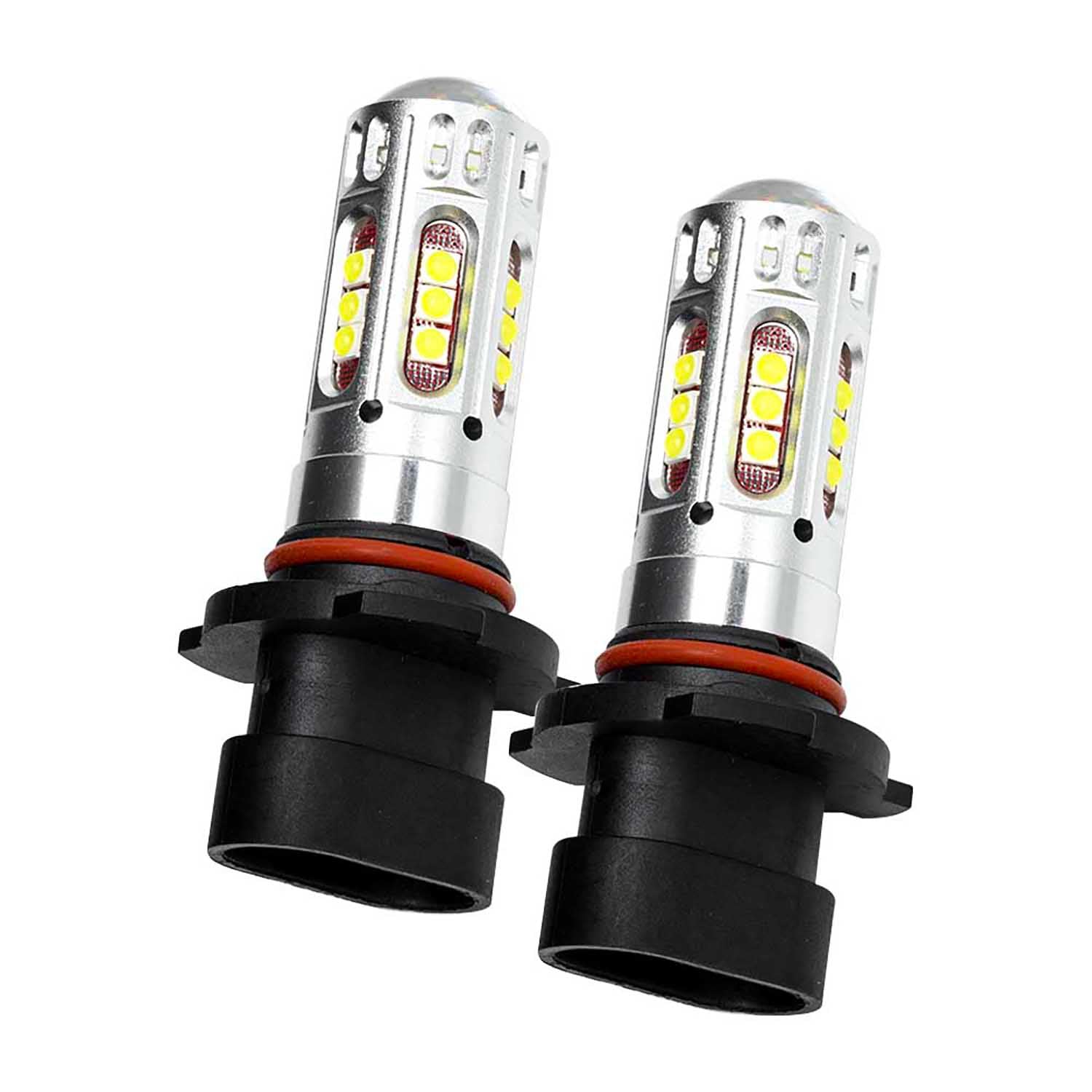 Ampoules LED DRL avant pour Porsche Carrera GT 2004-2006, super lumineuses, 50 W, 6 500 K, blanc xénon, 9005XS HB3A, feux de route et feux de croisement