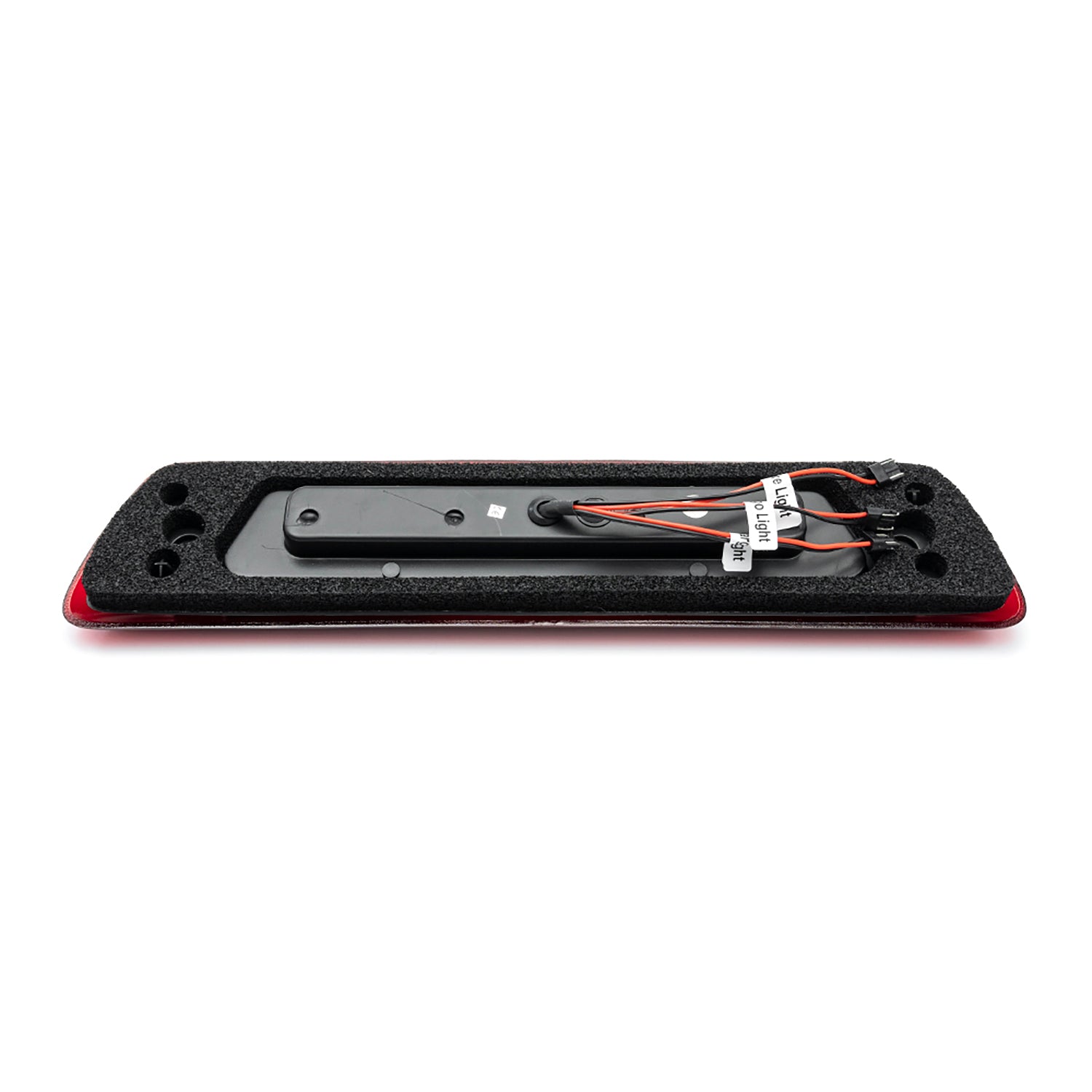 Red Lens Double C-Shaped LED Third Brake Light For 2009-2014 Ford F-150 - NS Auto Lighting