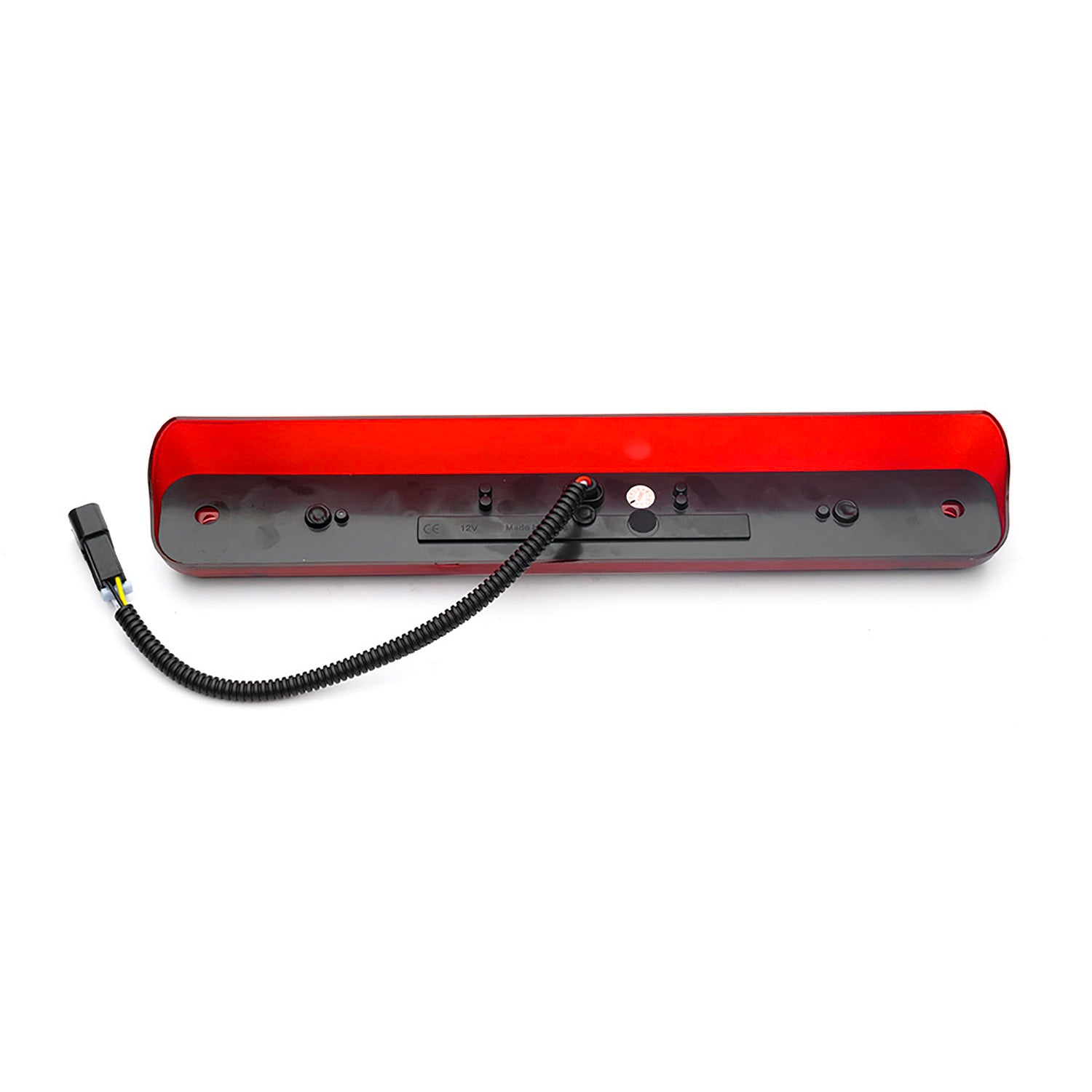 Red Lens Double C-Shaped LED Third Brake Light For 1994-2000 Chevrolet GMC Sierra C/K Series - NS Auto Lighting
