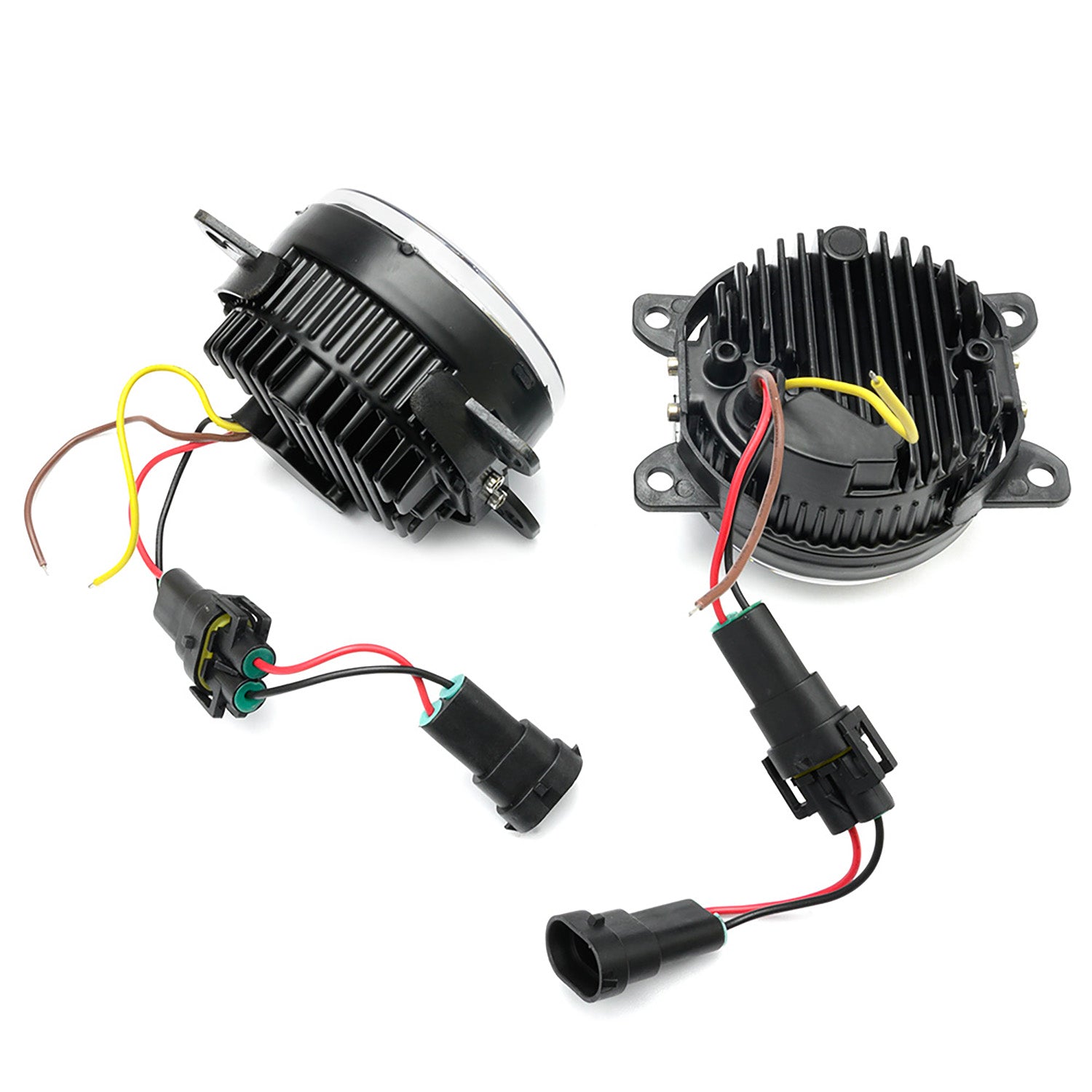 Clear Lens Switchback LED Front Bumper Fog Light Assembly For Land Rover and Jaguar - NS Auto Lighting