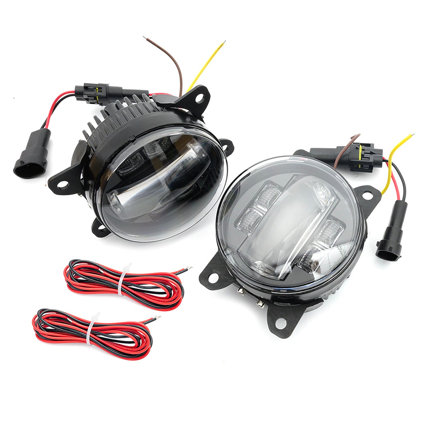 Smoked Lens Switchback LED Front Bumper Fog Light Assembly For Land Rover and Jaguar - NS Auto Lighting