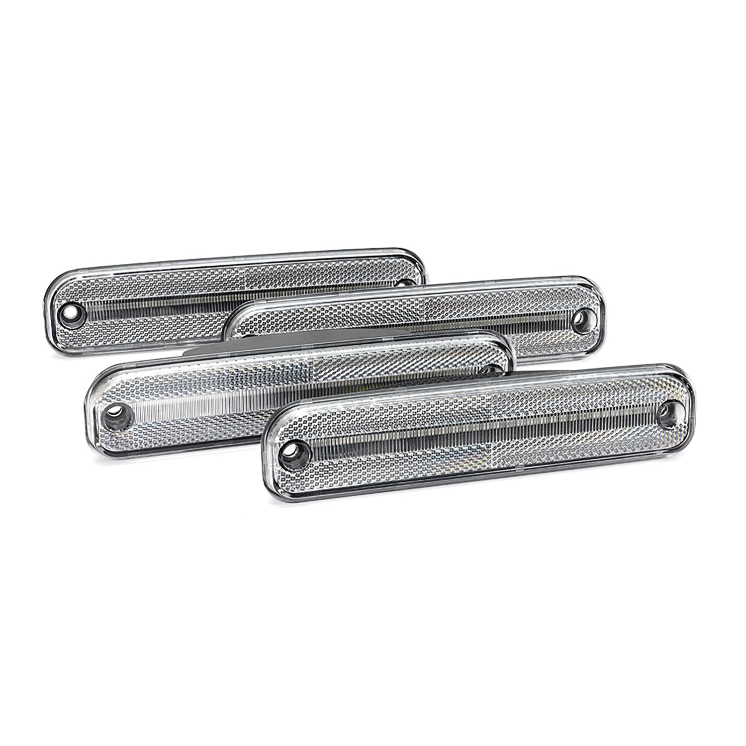 Clear Lens LED Front & Rear Side Marker Lights For 1973-1980 Chevrolet GMC C/K Series Trucks, etc. - NS Auto Lighting