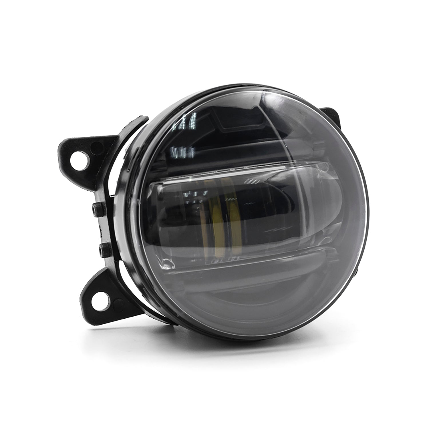 Smoked Lens White LED Front Bumper Fog Light Assembly For Jeep, Fiat, etc. - NS Auto Lighting
