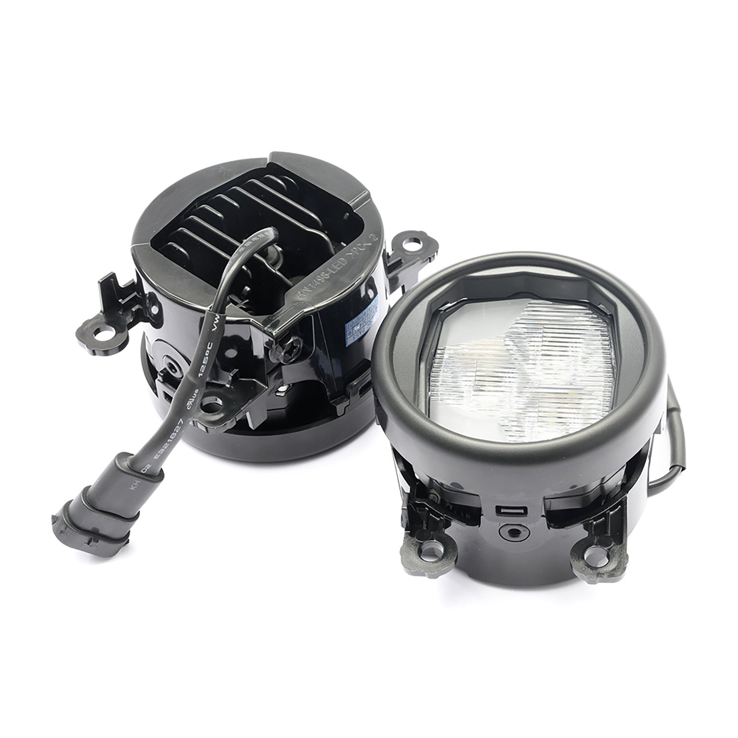 White LED Front Bumper Driving Beam Fog Light Assembly For Ford - NS Auto Lighting