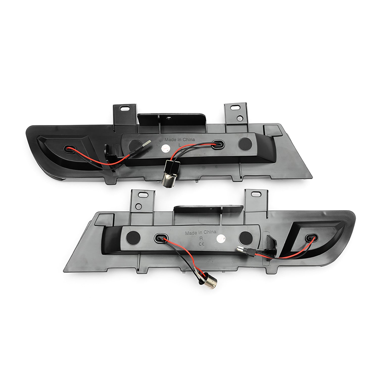 Smoked Lens Switchback Dynamic LED Front Turn Signal & Side Marker Lights For 1991-1996 Chevrolet Corvette C4 - NS Auto Lighting