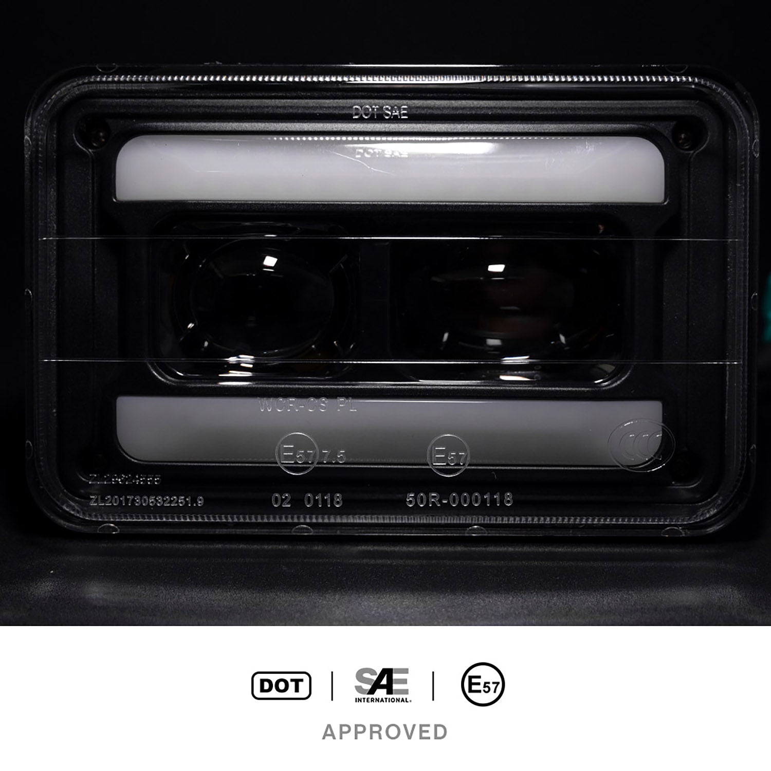4x6 H4656 Switchback LED Headlight For Volvo, Dodge, Ford, etc.