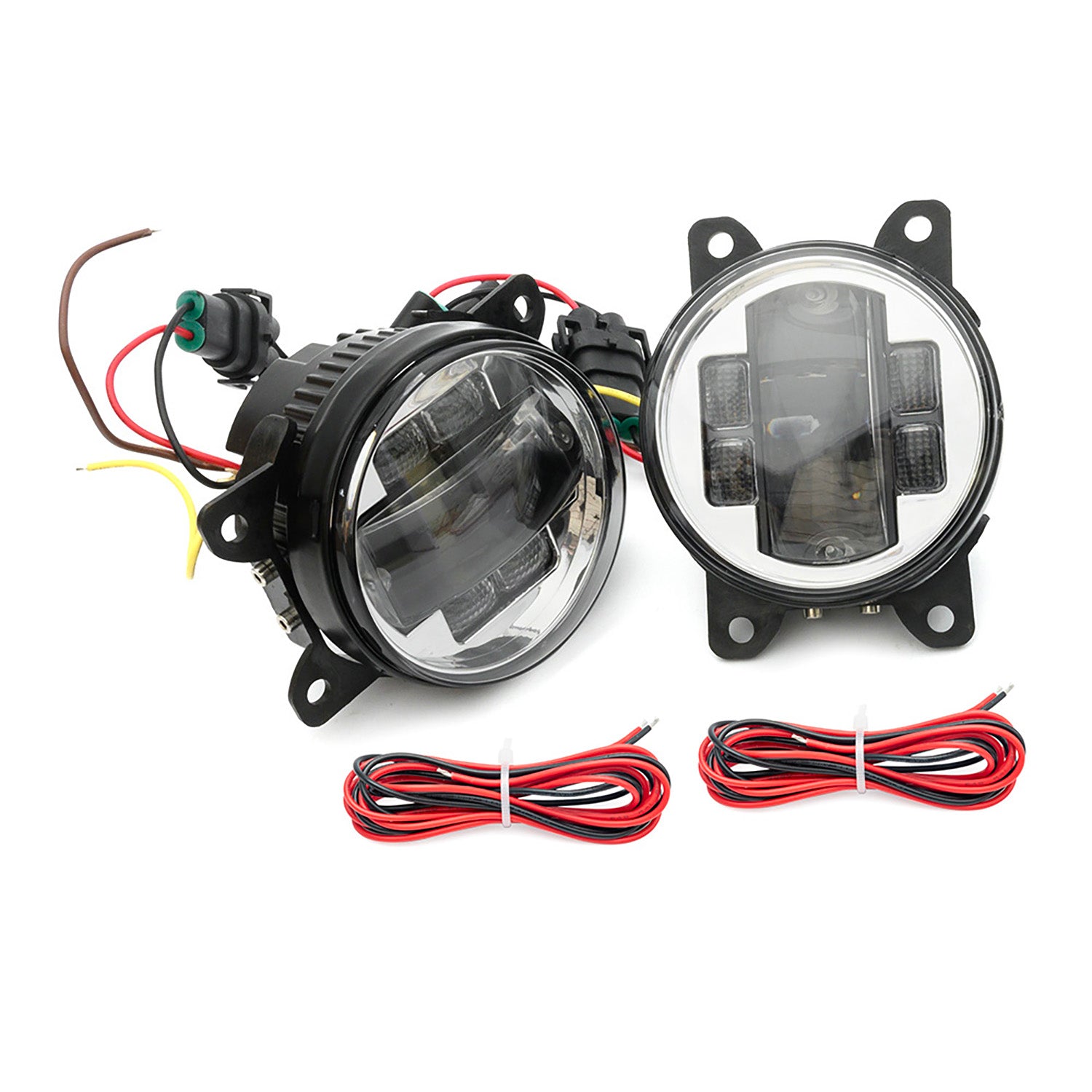 Clear Lens Switchback LED Front Bumper Fog Light Assembly For Mitsubishi - NS Auto Lighting