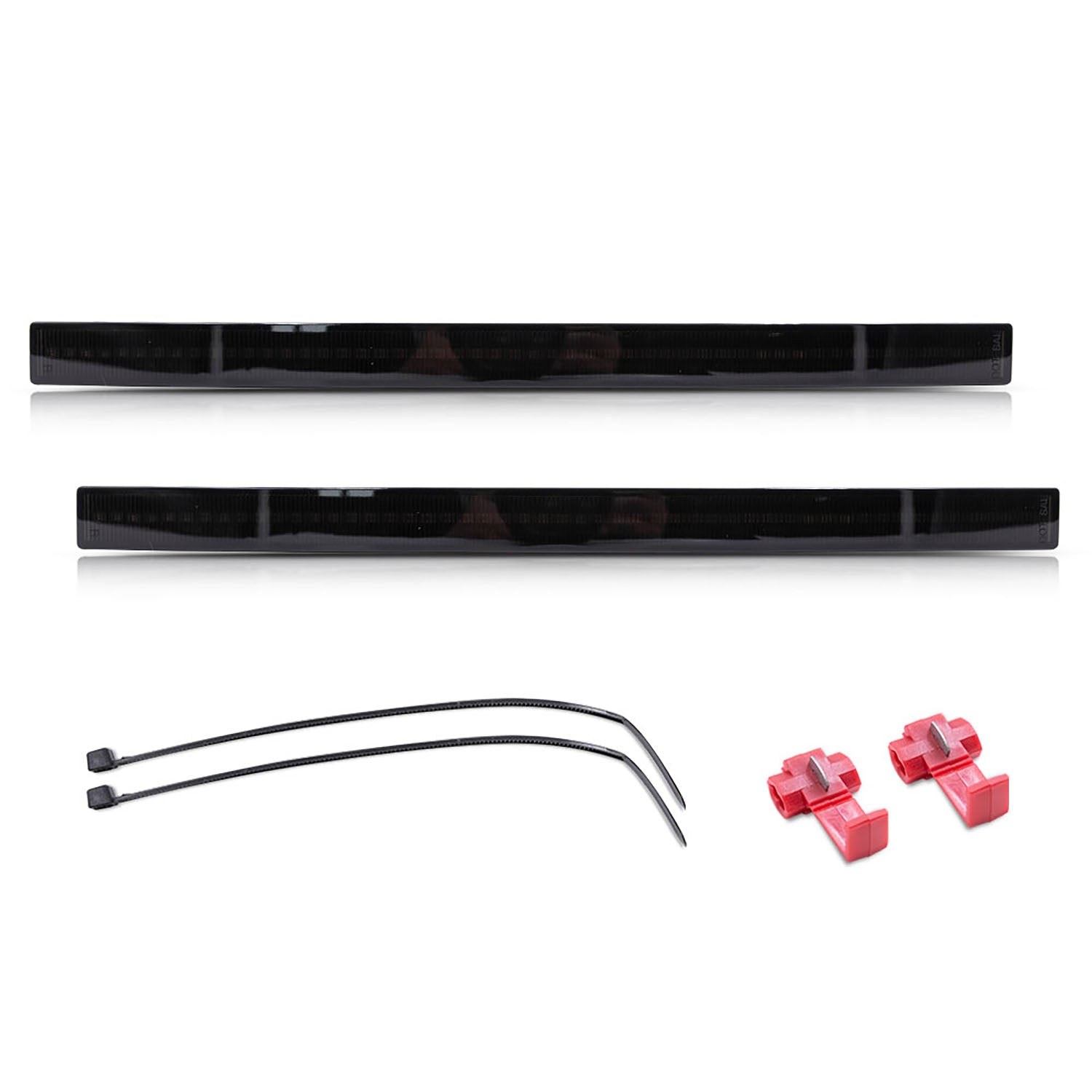 Feux de pare-chocs arrière à LED fumés pour Chevrolet Corvette C7 2014-2019