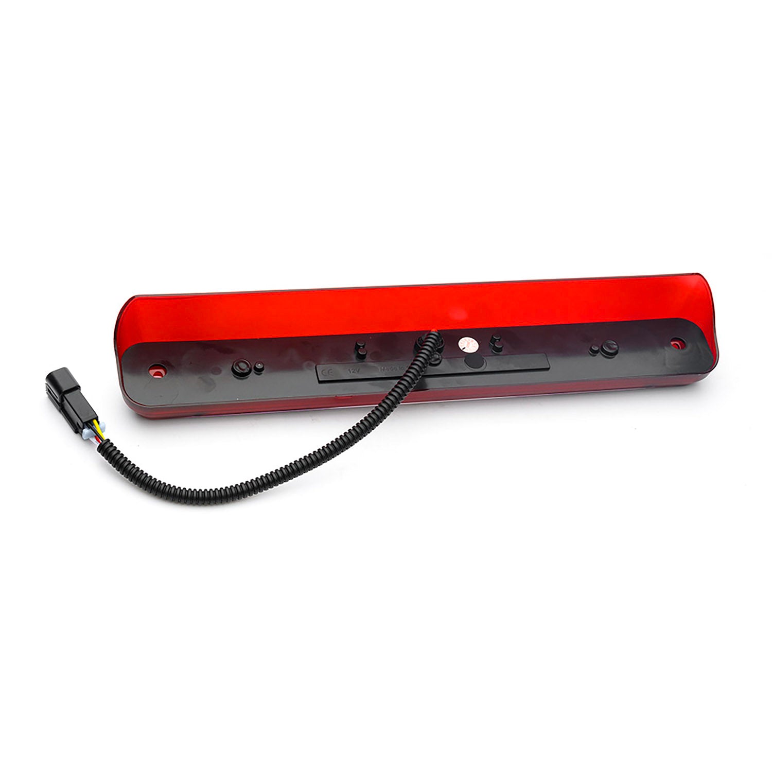 Red Lens Double C-Shaped LED Third Brake Light For 1994-2000 Chevrolet GMC Sierra C/K Series - NS Auto Lighting