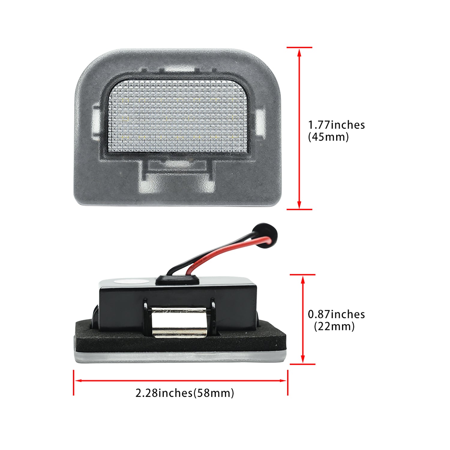 LED License Plate Lights For 2023+ Kia Sportage, etc.