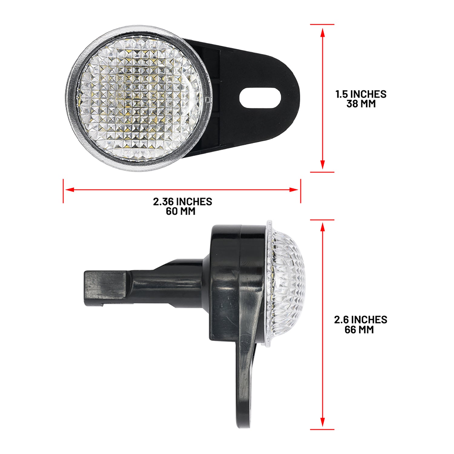 6000K Xenon White LED Footwell Lamp For Dodge Ram, Jeep Wrangler, etc. - NS Auto Lighting