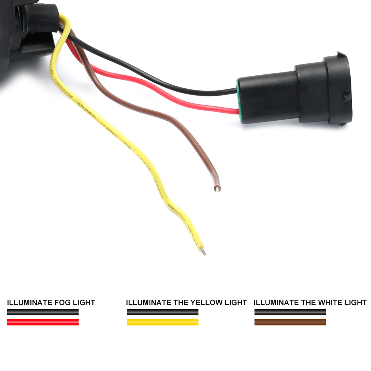 Clear Lens Switchback LED Front Bumper Fog Light Assembly For Nissan - NS Auto Lighting