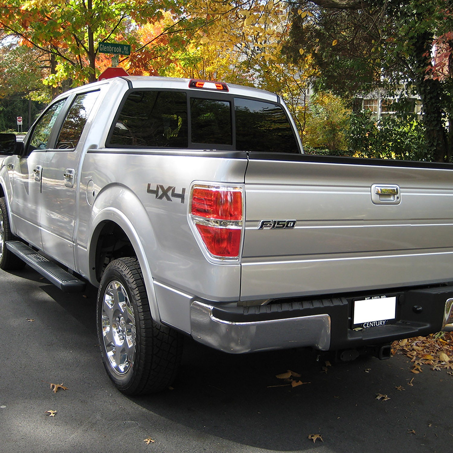 Red Lens Double C-Shaped LED Third Brake Light For 2009-2014 Ford F-150 - NS Auto Lighting
