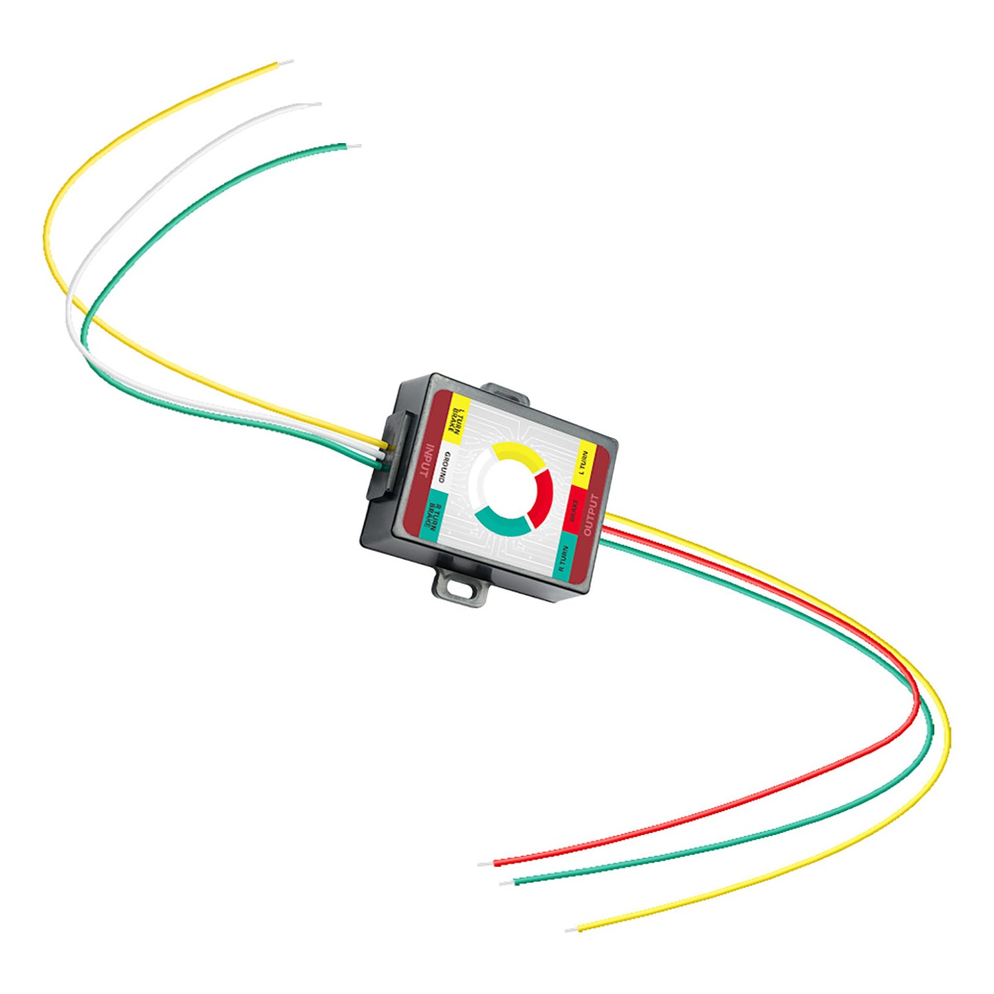 Convertisseur de feu arrière de remorque à épissure 2 à 3 fils pour remorquage à plat de camping-car