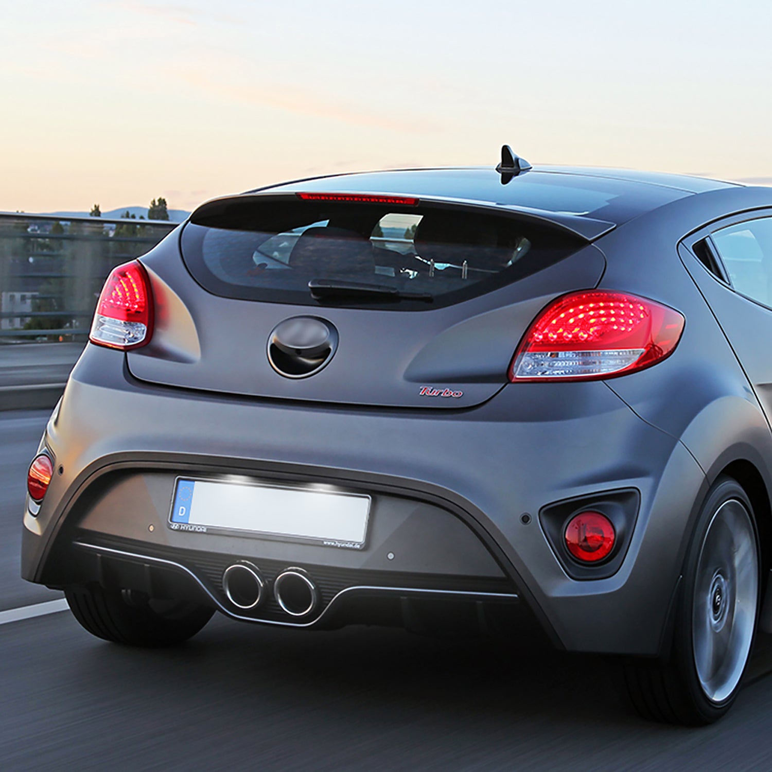 Feux de plaque d'immatriculation à LED pour Hyundai Ioniq, Kia Rio, etc.
