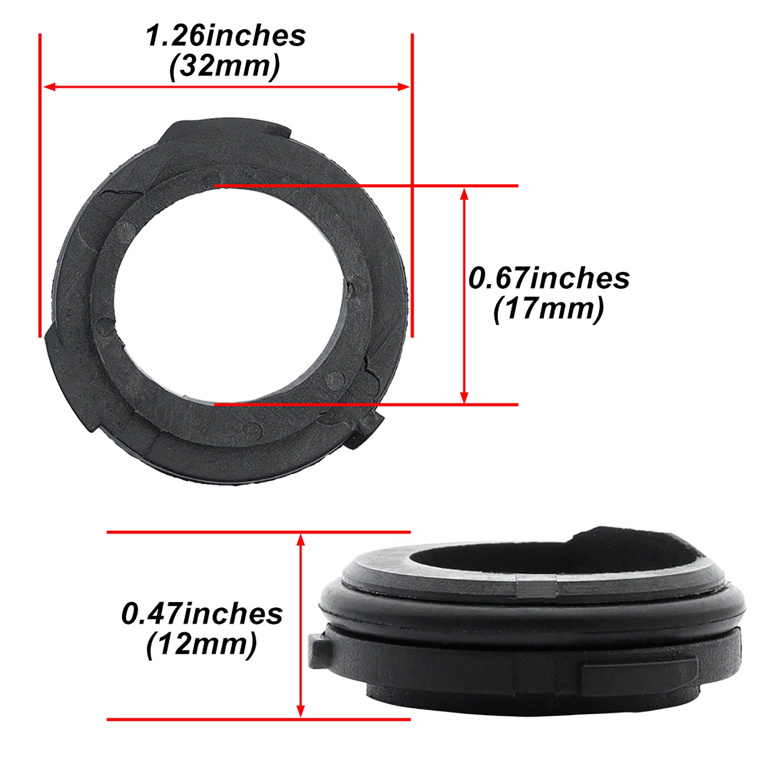 H1 LED HID Fog Light Bulb Retainers For Volvo S60, V70, etc. - NS Auto Lighting