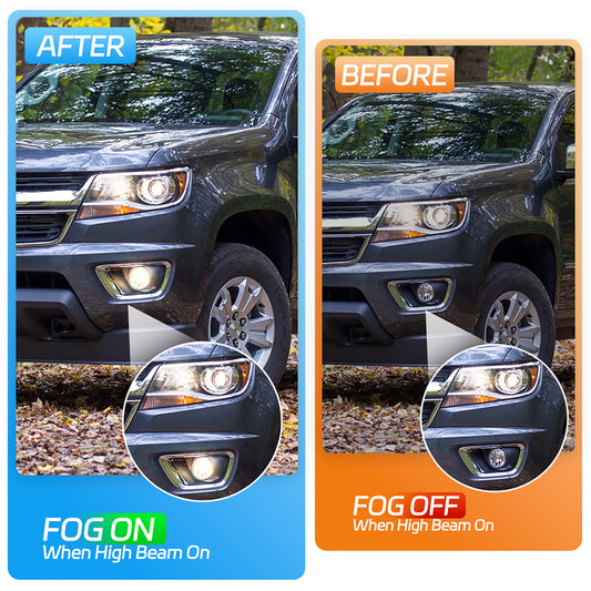 Fog Light Always On Adapter Harness All Lights Mod for 2015-2022 Chevrolet Colorado, etc.