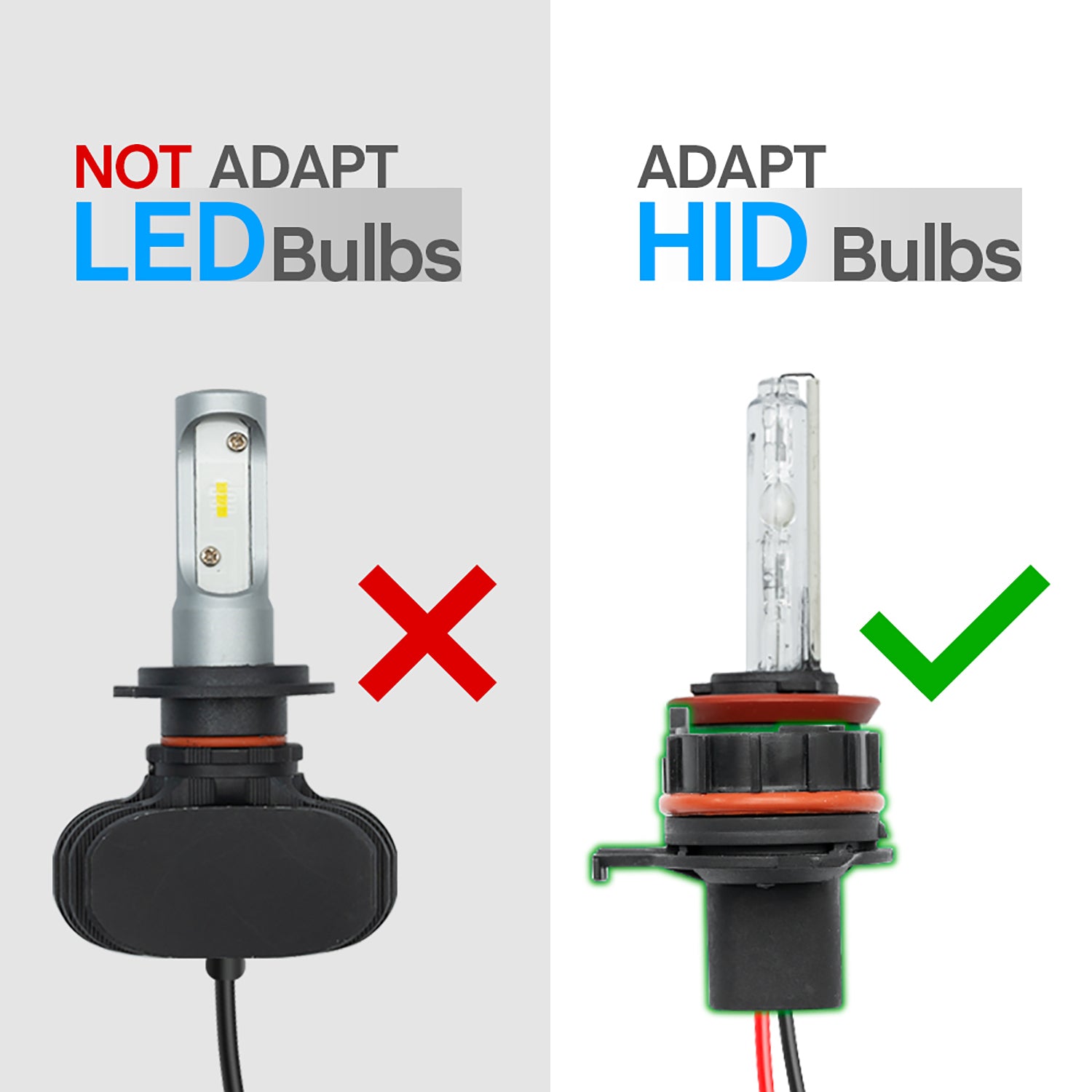 H7 HID Headlight Bulb Retainers For 1996-2000 BMW 5 Series E39, etc. - NS Auto Lighting