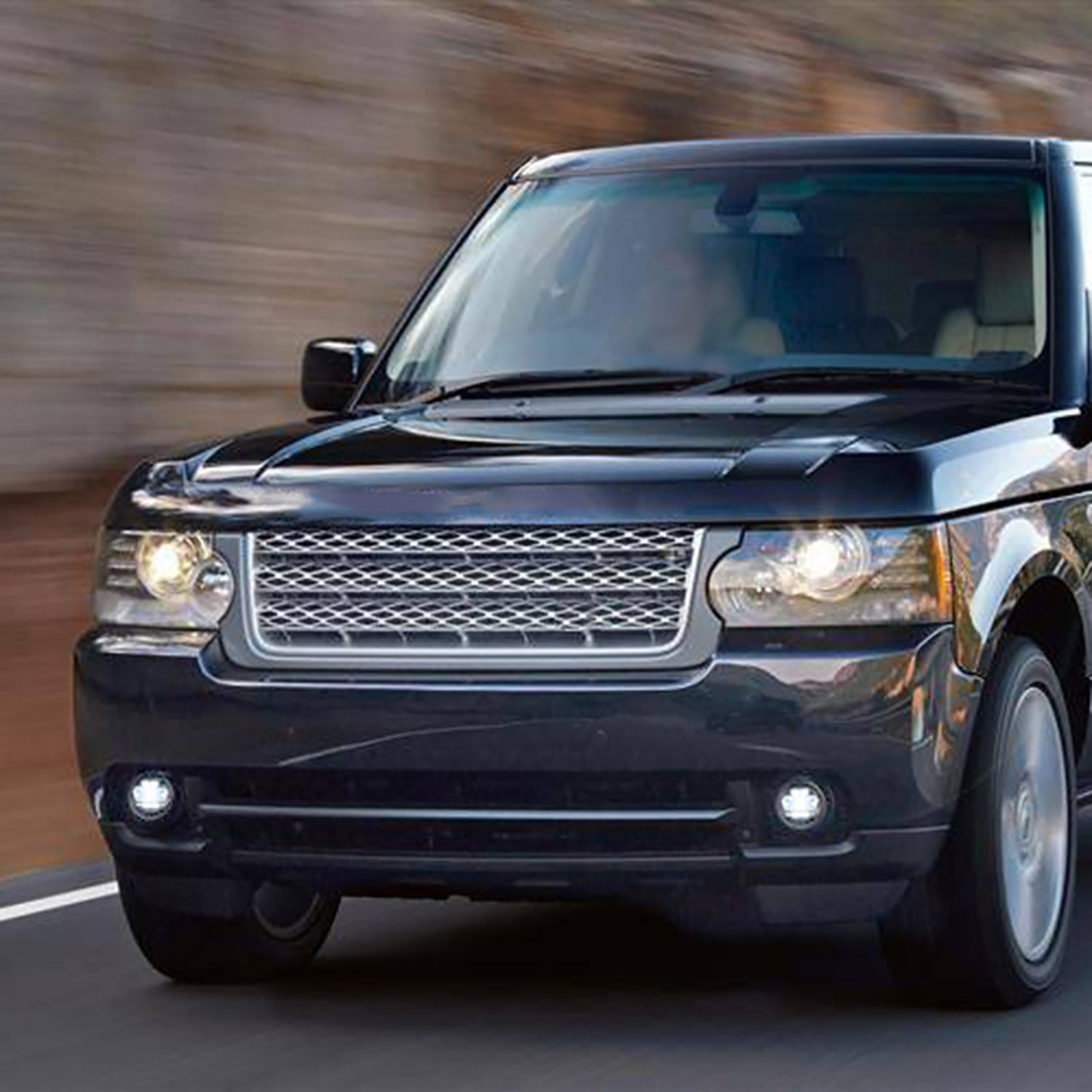 Clear Lens Switchback LED Front Bumper Fog Light Assembly For Land Rover and Jaguar - NS Auto Lighting