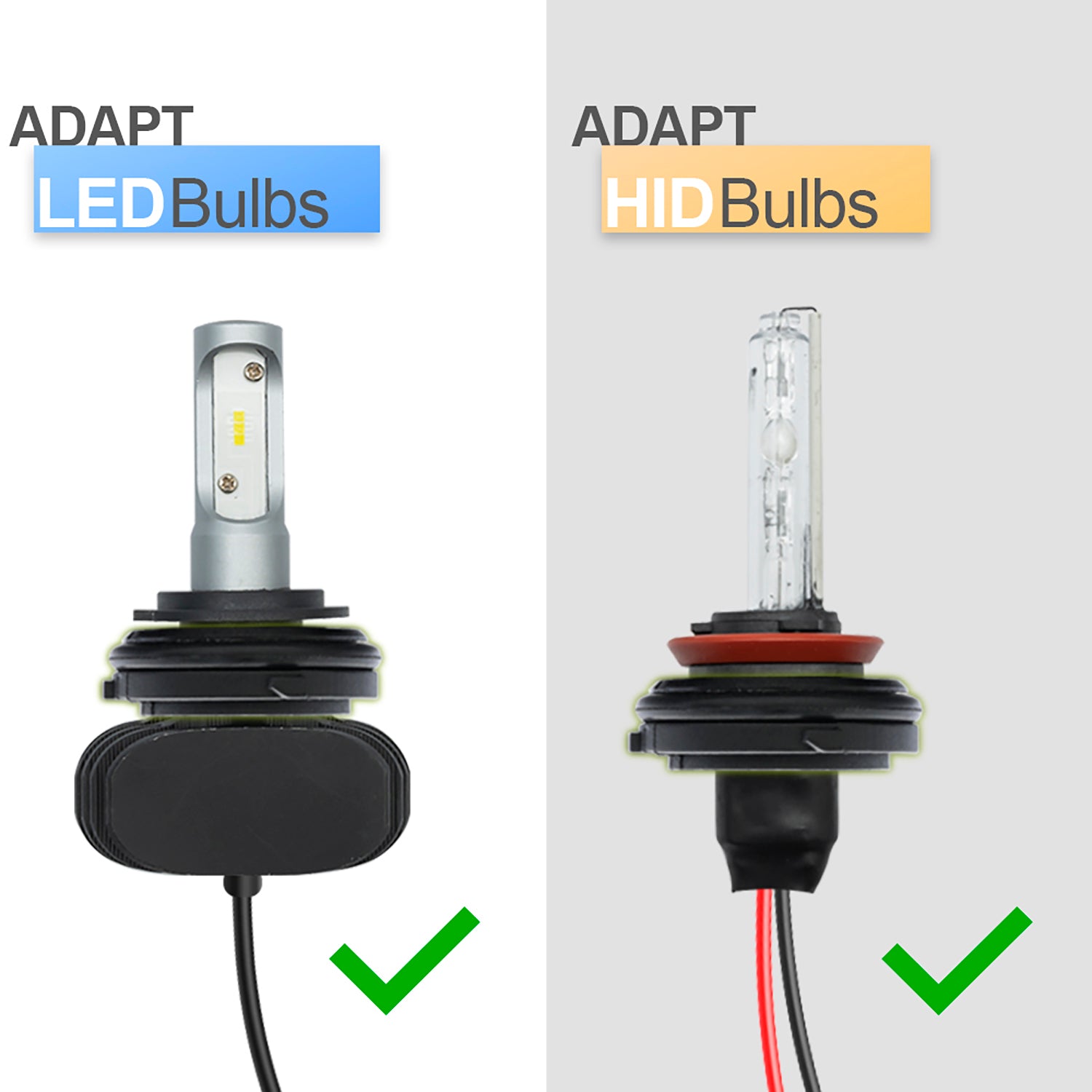 H1 LED HID Fog Light Bulb Retainers For Volvo S60, V70, etc. - NS Auto Lighting