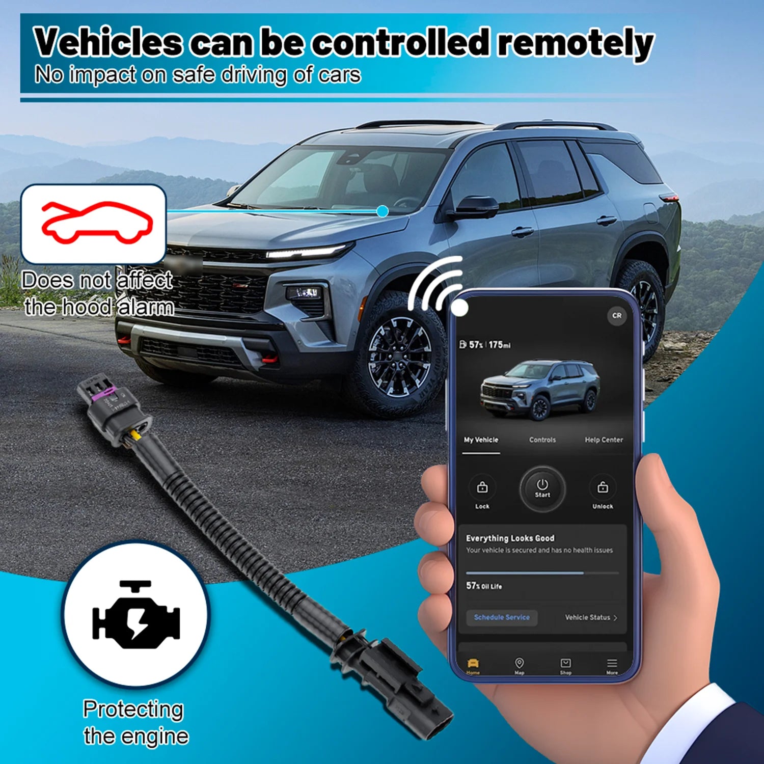 Installing this disabler has no impact on remote control and hood alarm.