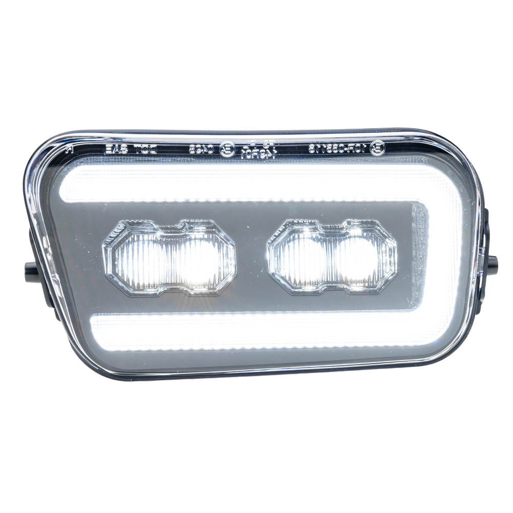 Ensemble de feux antibrouillard avant à LED à lentille fumée pour Ford