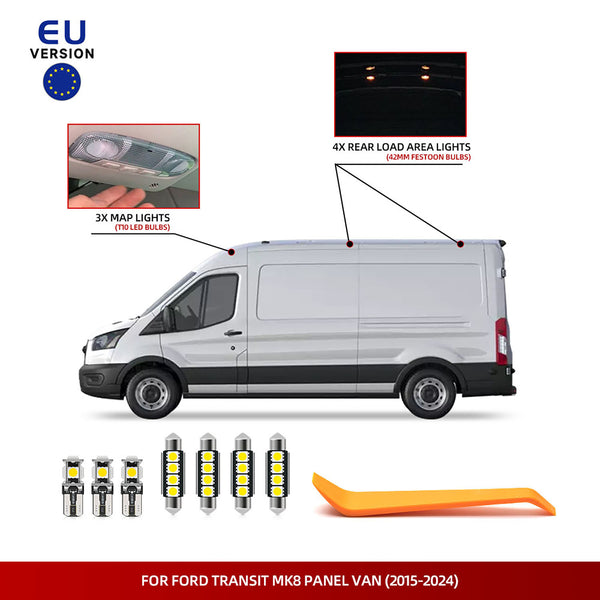 Pack LED FORD TRANSIT V363 Bus (FAD, FBD) 3.7 LPG RWD (2015 à 2019) – Pack Ampoules Extérieur