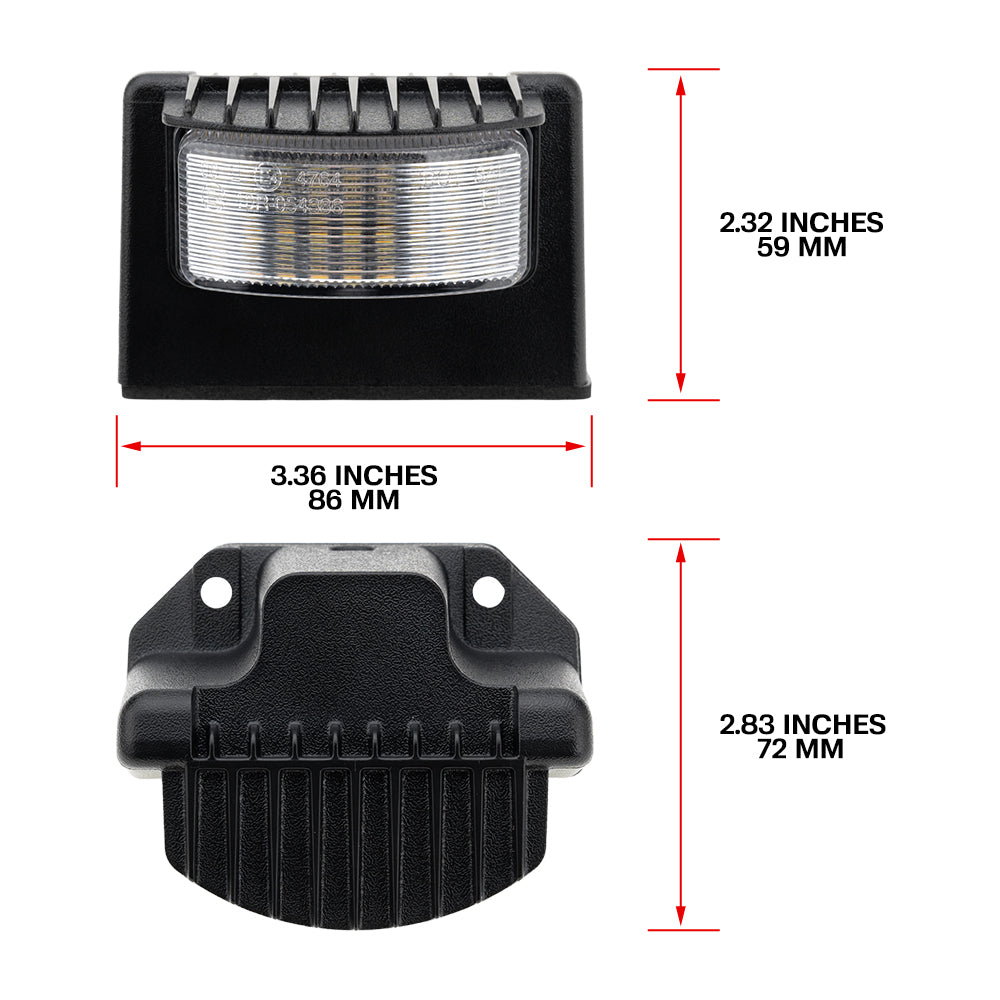 LED License Plate Light For Trailer, UTV, ATV, Truck,Boat
