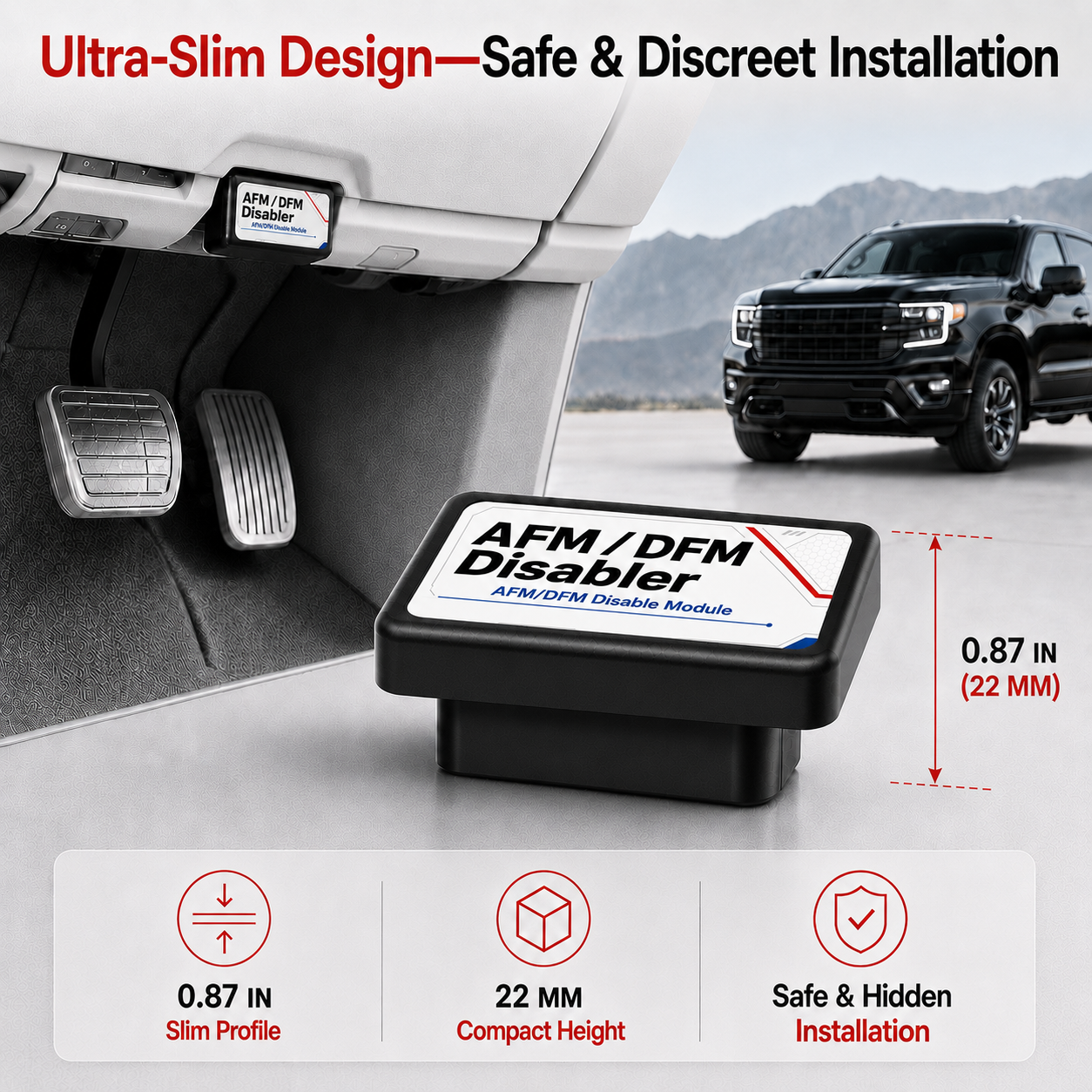 AFM/DFM Disabler & Start/Stop Eliminator for Chevrolet