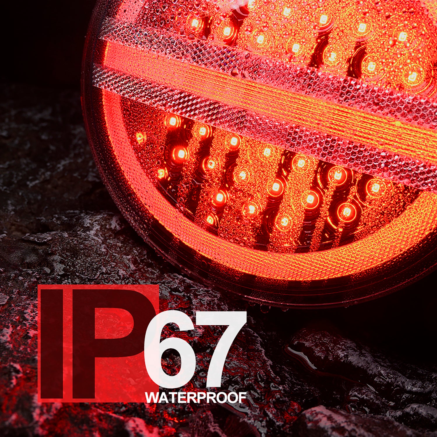 Clear Lens LED Halo Tail Light Assembly For 2005-2013 Chevrolet Corvet ...