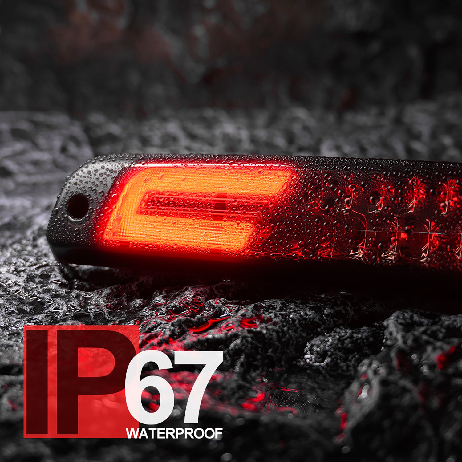 Smoked Lens Double C-Shaped LED Third Brake Light For 1994-2002  Dodge Ram - NS Auto Lighting