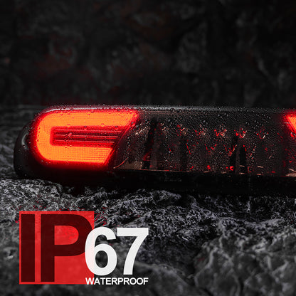 Smoked Lens Double C-Shaped LED Third Brake Light For 1999-2007  Chevrolet Silverado, GMC Sierra - NS Auto Lighting