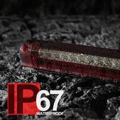 Red Lens F1 Style Strobe LED Third Brake Light For 1997-2003 Ford F150, etc. - NS Auto Lighting