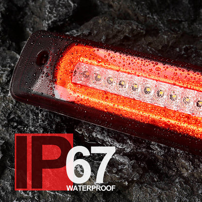 Red Lens F1 Style Strobe LED Third Brake Light For 2015-2022 Chevrolet Colorado, GMC Canyon - NS Auto Lighting