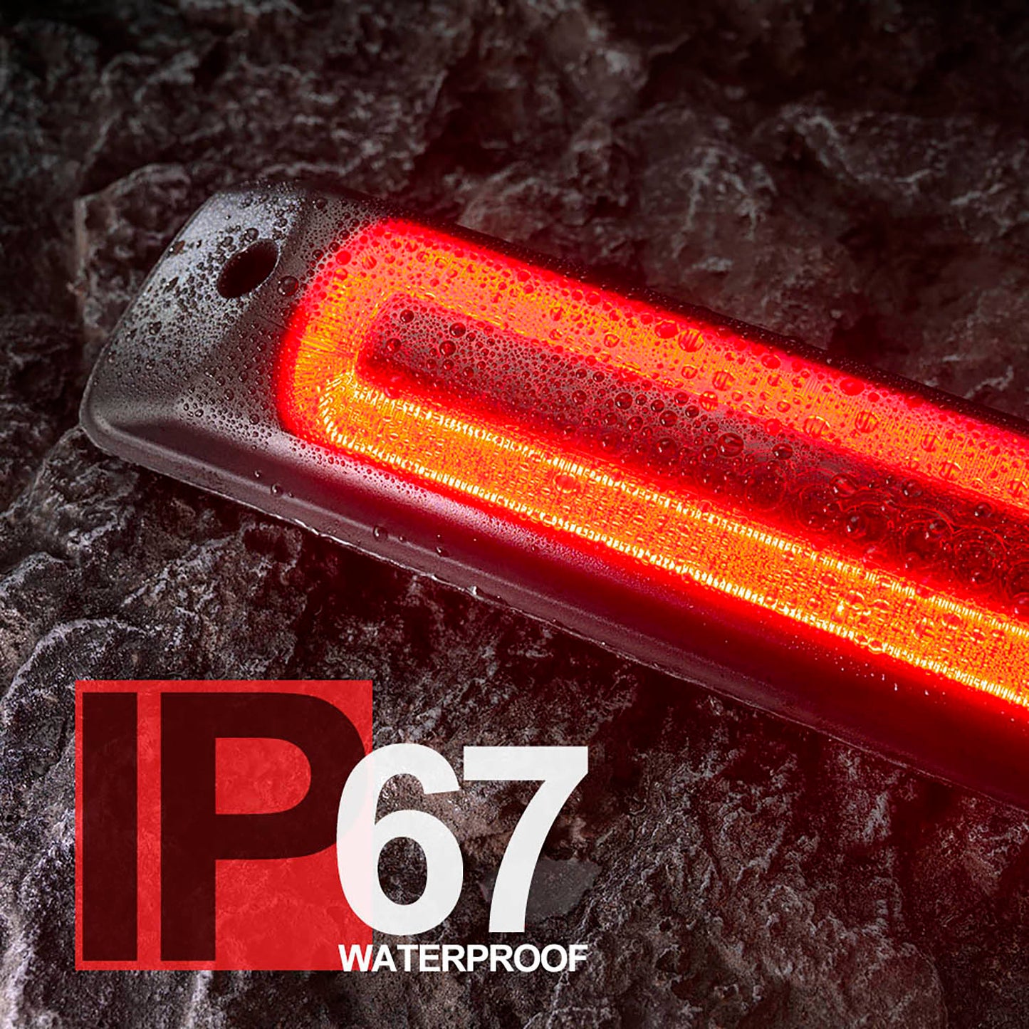 Smoked Lens F1 Style Strobe LED Third Brake Light For 2015-2022 Chevrolet Colorado, GMC Canyon - NS Auto Lighting
