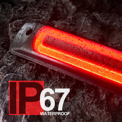 Smoked Lens F1 Style Strobe LED Third Brake Light For 2015-2022 Chevrolet Colorado, GMC Canyon - NS Auto Lighting