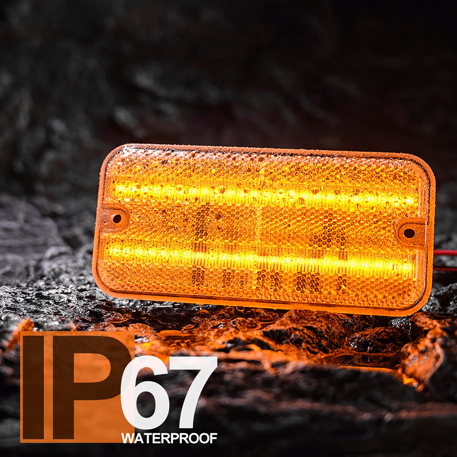 Clear Lens LED Front & Rear Side Marker Lights For 1985-1996 Chevrolet Van, etc. - NS Auto Lighting