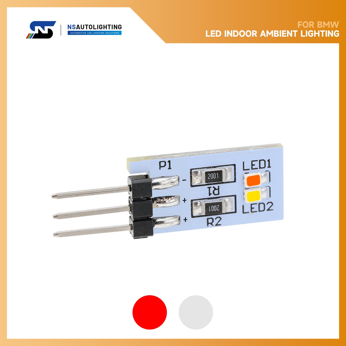 Lot de 4 ou 10 modules d'éclairage ambiant LED pour panneau de porte intérieur de BMW
