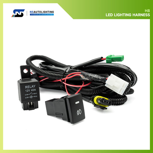 Kit de faisceau de câbles pour feux antibrouillard H8 H11 pour Toyota Tundra, Toyota Tacoma, etc.