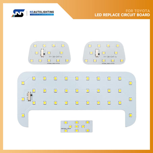 White LED Interior Light Kit Circuit Boards For 2020-up Toyota GR Yaris, etc. - NS Auto Lighting