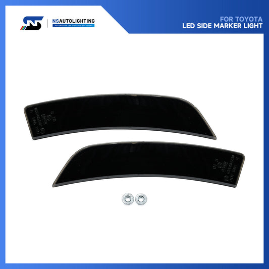 Smoked Lens LED Front Bumper Side Marker Lights For 2022+ Toyota GR86 - NS Auto Lighting