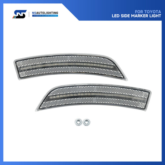 Clear Lens LED Front Bumper Side Marker Lights For 2022+ Toyota GR86 - NS Auto Lighting