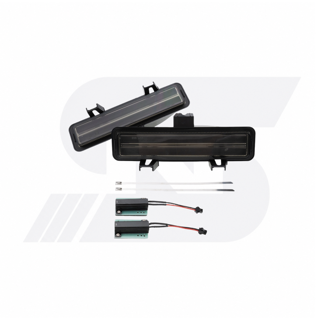 Getönte Linse LED Abschleppspiegel Blinker Lichter für 2010-2023 Dodge Ram