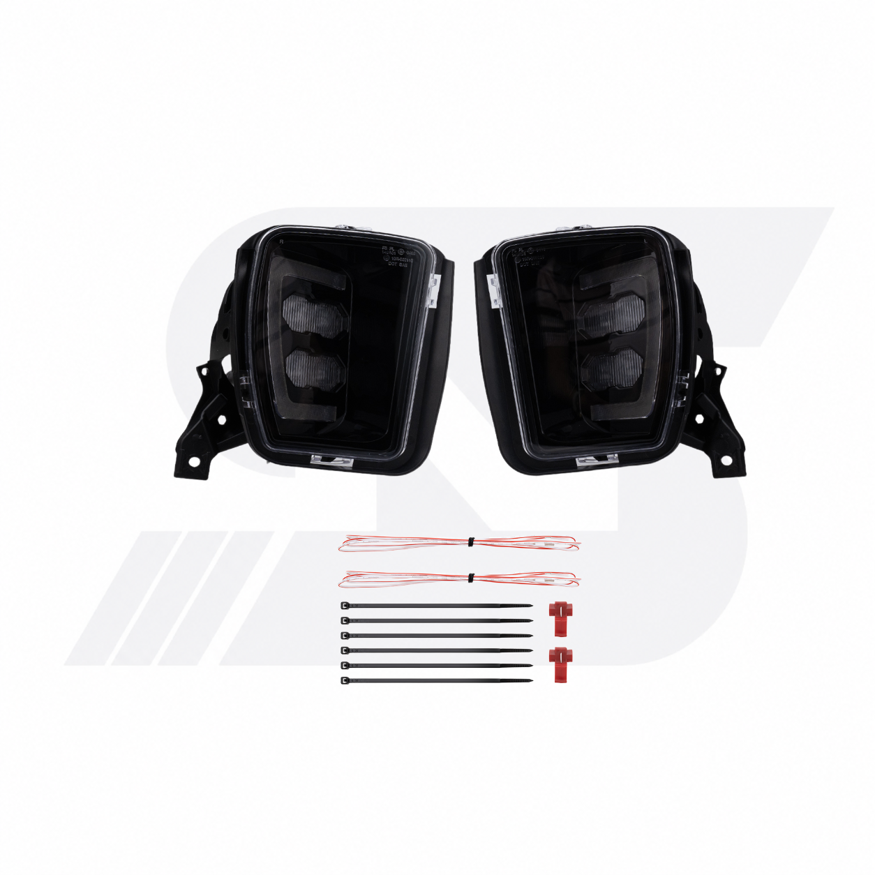3‑in‑1 Lighting LED Fog Light with White & White Lights For Dodge Ram 1500