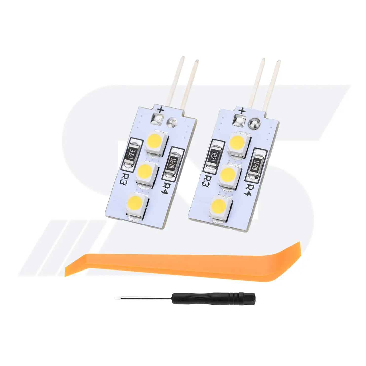 2PCS LED VW Interior Ambient Footwell Trunk Light Replacement Circuit Boards