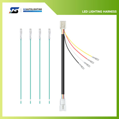 4th Brake Rear Fog Light Plug and Play Wiring Harness For 2008-2014 Subaru Impreza WRX, etc.