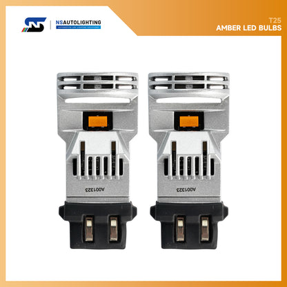 Ampoules de clignotants à LED ambre CANBUS T25 3157 pour Chevrolet Corvette C5, C6, etc.