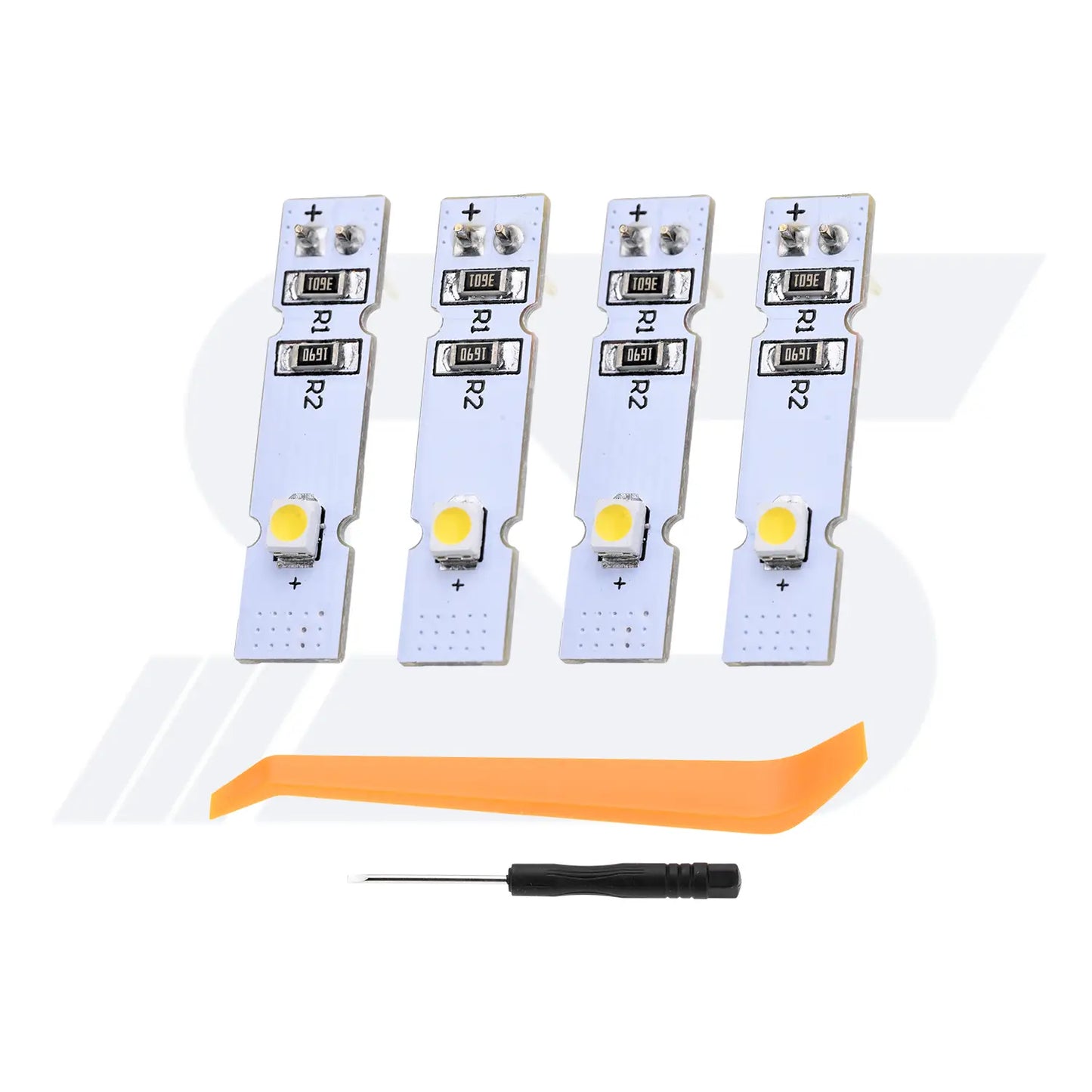 4PCS LED AUDI Interior Ambient Door Panel Light Replacement Module for A6 S6 A7 S7